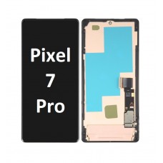 Google Pixel 7 Pro OLED Display and Touch Screen Assembly with bezel Frame [Black][Refurb with Fingerprint]